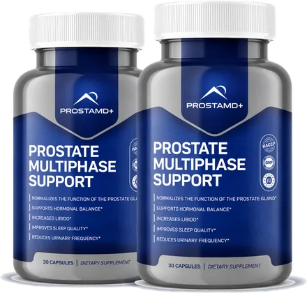 ProstaMD+ Prostate Multiphase Support Capsules — 2 bottles