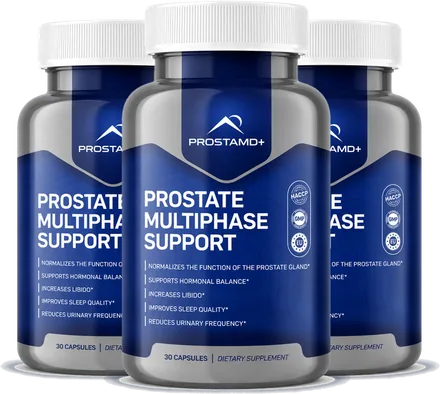 ProstaMD+ Prostate Multiphase Support Capsules — 3 bottles