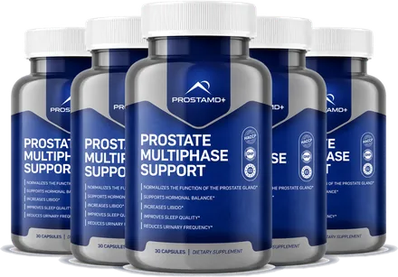 ProstaMD+ Prostate Multiphase Support Capsules — 5 bottles